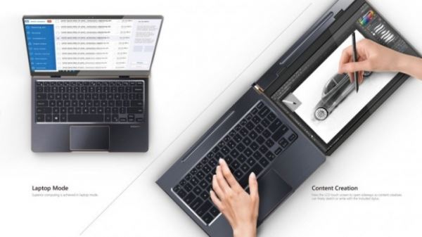 Compal DuoFlip – ноутбук, открывающийся вбок